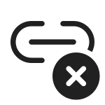 Link Remove SVG Icon